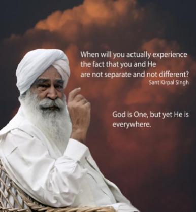 God is One, everywhere - Quote by Sant Kirpal Singh